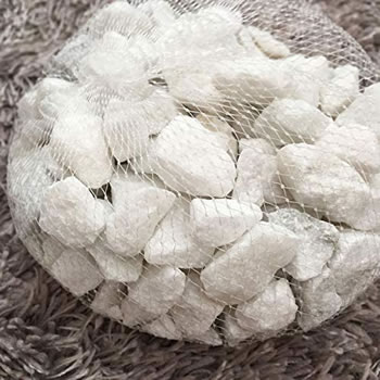 Image of 1kg New White Natural Decorative Stones Pebbles