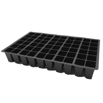 Image of Nutley's 60-Cell Cavity Inserts for 38cm Seed Trays Seedlings (Pack of 3)