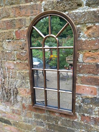 Image of Lutterworth Arched Mirror - Copper Finish