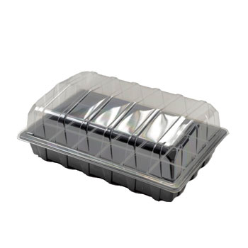 Image of Nutley's 24 Cell Full Size Seed Propagator Set - Tray: With Holes - Pack Quantity: 3