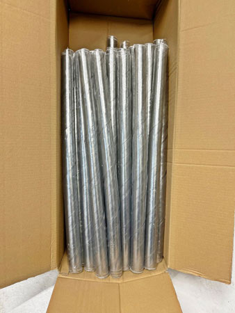 Image of 100 Extra Long Spiral Tree Guards - 75cm x 38mm