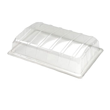 Image of Nutley's Clear Plastic Full Size Seed Propagator Lids - Pack quantity: 6