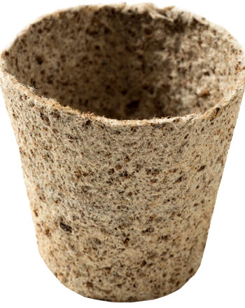Image of Nutley's 6cm Round Jiffy Peat-Free Fibre Plant Pot