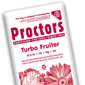 Image of Proctor Turbo Fruiter Fertiliser 20kg sack