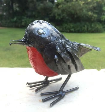 Image of RSPB Metal Red Robin Ornament