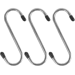 Image of 3x 130mm 13cm S Hooks for Hanging all sorts of items