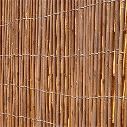 Extra image of 1m x 3m willow screening fence panels - for gardens, balconies, shade