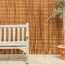 Small Image of 1m x 3m willow screening fence panels - for gardens, balconies, shade