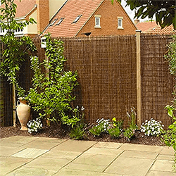 Extra image of 1m x 3m willow screening fence panels - for gardens, balconies, shade