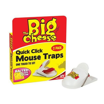 Image of STV Pest Control - Quick Click Mouse Traps Twinpack