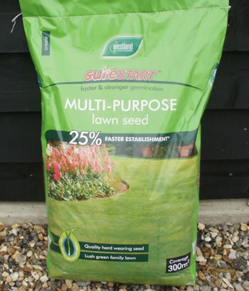 Image of Westland Surestart Multipurpose Lawn Grass seed - 300 sqm Sack