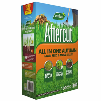 Image of Aftercut All In One Autumn Lawn Care (Lawn Feed and Moss killer) - 100 sq.m - 3.5kg (20400456)