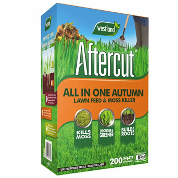 Image of Aftercut All In One Autumn Lawn Care (Lawn Feed and Moss killer) - 200 sq.m - 7kg (20400457)