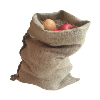 Image of Nutley's Hessian Potato Sack Easy Carry 30 x 45cm 8.9oz Storage Bag