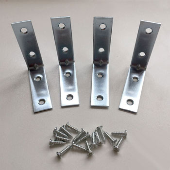 Image of 2 inch Corner Braces Pack of 4 with Screws