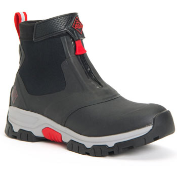 Image of Muck Boots Grey/Red Apex Mid Zip - UK Size 12