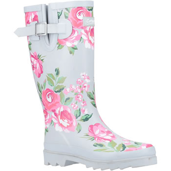 Image of Cotswold Tall Wellington Boot in Pink Blossom
