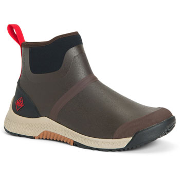 Image of Muck Boots Brown/Red Outscape Chelsea Boots
