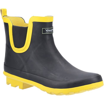 Image of Cotswold Blakney Boots in Black/Yellow