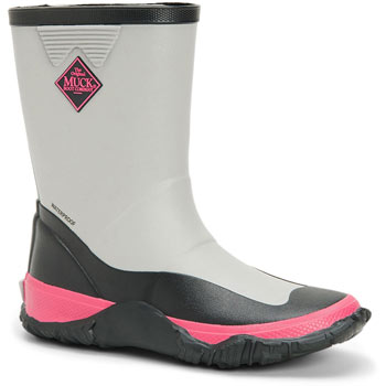 Image of Muck Boots Forager Kid's Grey/Pink - UK Size 2