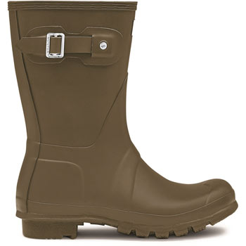 Image of Hunter Original Short Wellington Boots - Olive Leaf UK Size 8