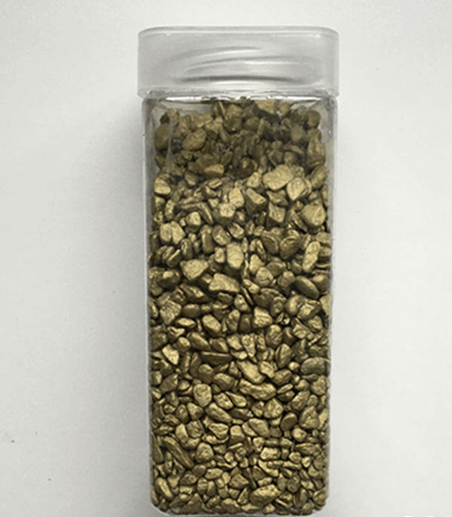 Image of 750g Gold Decorative Stones, Pebbles