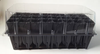 Image of Haxnicks Deep Rootrainers Plug Plant Propagator Set