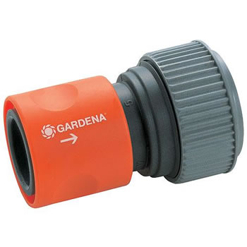 Image of Gardena 19mm Snap on Hose Connector