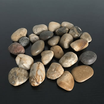 Image of 500g Decorative Natural BROWN PEBBLES Stones Chippings Gravel HOME GARDEN Rocks