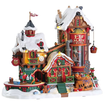 Image of Lemax Christmas Village - Elf Made Toy Factory - 4.5V Adapter (75190)