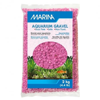 Image of Marina Decorative Aquarium Gravel Pink 2kg