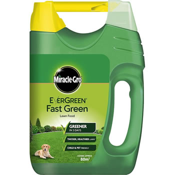 Image of Miracle-Gro Evergreen Fast Green Lawn Food 80m2 (119684)