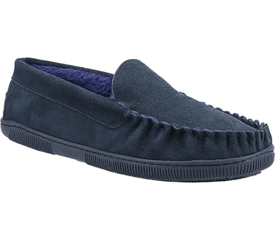 Image of Cotswold Navy Sodbury Slippers