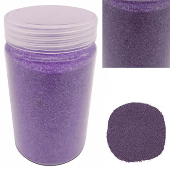 Image of 500g Coloured Purple Decorative Sand Wedding Vase Craft Pot Decoration