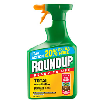 Image of Roundup Total Weed Killer Ready to Use 1.2L (119580)