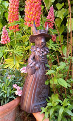 Extra image of Mr and Mrs Rabbit Garden Ornament