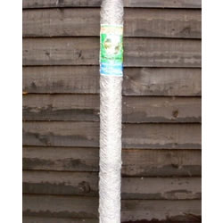 Extra image of One Roll of 50m long, 180cm Tall Galvanised Chicken Wire Mesh - 50mm Mesh Size