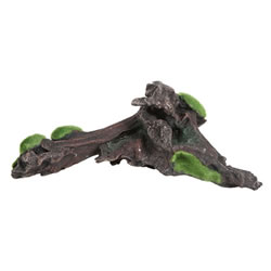 Small Image of Fluval Black Driftwood Replica With Moss 30cm