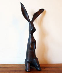 Extra image of Long Eared Rabbit Garden Sculpture