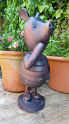 Extra image of Piglet Garden Sculpture - Large