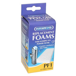 Small Image of Interpet PF1 Replacement Filter Foams (3pcs)