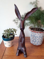 Image of Long Eared Rabbit Garden Sculpture