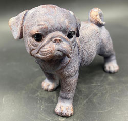Extra image of Pug Dog Sculpture Figurine