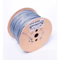 Small Image of 400m Roll of 3.15mm Diameter Galvanised Mild Steel Line or Straining Wire in a Handy Spool