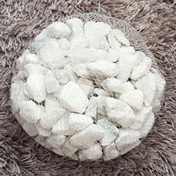 Extra image of 1kg New White Natural Decorative Stones Pebbles