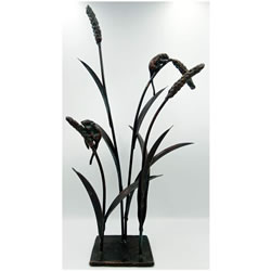 Extra image of Field Mouse on Bullrushes Ornament