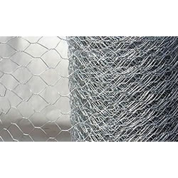 Extra image of 50m long, 180cm Tall Roll of Galvanised Chicken Wire Mesh - 50mm Mesh Size