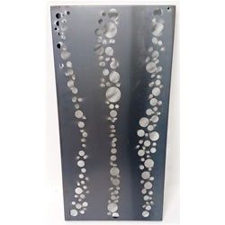 Small Image of Bubble Design 2mm Steel Rustic Metal Screen - 75cm tall