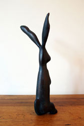 Extra image of Long Eared Rabbit Garden Sculpture