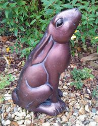 Extra image of Moongazing Hare Garden Sculpture